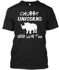 Chubby Unicorns Need Love Too Ultra Cotton Shirt