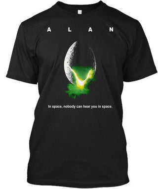 Alan In Space Nobody Can Hear You In Space Ultra Cotton Shirt