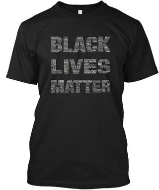 Black Live Matter Shirt With Names Ultra Cotton Shirt