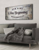 New Home New Beginning Home Deco Wall Art Canvas PA Memorial Gifts