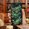 Gift For Dragonfly Lover Dragonfly Green Gems Phone Case LN