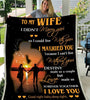 Forever Together To My Wife I Love You Love Quotes Husband To Wife Blanket PA