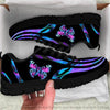 Gift For Butterfly Lover Teal And Purple Ribbon Butterfly Teal Cancer Color Meaning Sneaker HG