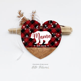 Mama Bear Ornament LH