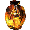 3D Firefighter Printed Hoodie 003 - designfullprint