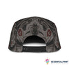 Skull Gift Tattoo Style Skull Rose Art Snapback Hat HG