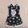 Gift For Hippie New Multiple Colors Bear With Cannabis Dont Care Bear 420 Rompers For Women HG