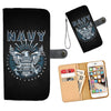 Cell Phone Wallet Case for Universal Models - US NAVY