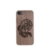 Wood Phone Case for Universal Models - Wolf Dream-catcher 001 - designfullprint