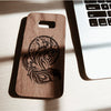 Wood Phone Case for Universal Models - Wolf Dream-catcher 001 - designfullprint