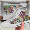 Mexican Sugar Skull Lightweight High Top Canvas Shoes 002 (Men & Women Size) - designfullprint