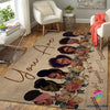 Black Pride God Says Black Beautiful Rugs Tapis Noir Queen