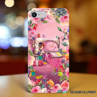 Girl Love Knitting Yarn Phone Case CH