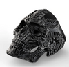 Stainless Steel Decorative Alien Skull Ring