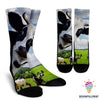 Funny Cattle Socks Daisy Cow Funny Cow Socks Faming Sock Crew Socks HG Gift For Farmer