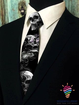 Skull Gift Screaming Skull Tie HG
