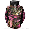 Gift For Hunting Lover Deer Country Girl Pink Camo US Unisex Size Hoodie