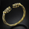 Viking Double Wolves Bracelet - designfullprint