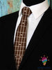 Gift For Music Lover Bass Guitar Strings Tie HG
