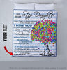 Personalized Step Daughter Quilt And Sherpa Blanket