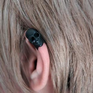 Skull Clip Earrings - designfullprint