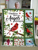 I Believe There Are Angels Among Us Cardinals Birds Cardinal Blanket HG