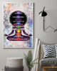 Black Pride Black Girl Black Queen With Yoga I Am Myself African American Girl Poster HG Black And Proud 365