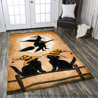 Cat Halloween Rug