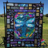 Gift For Dragonfly Lover Ocean Dragonfly Blanket and Quilt Blanket LN