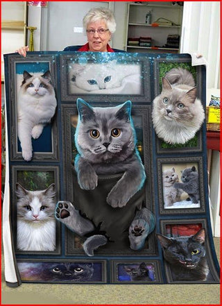 Blanket For Every Cat Lover Cats All Cats Blanket HG Gifts For Cat Lovers