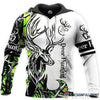 Gift For Hunting Lover Deer Hunting Green Black Camo Personalized US Unisex Size Hoodie CH