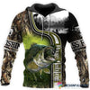 Fishing Gifts Bass Fishing Personalized US Unisex Size Hoodie