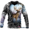 Gift For Hunting Lover Deer Hunting Black Grey Camo Personalized US Unisex Size Hoodie CH