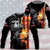Skull Gift US Marine Skull Hoodie LN
