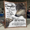 Gift For Dad Dad To Daughter To My Daughter Love Daughter Blanket HG
