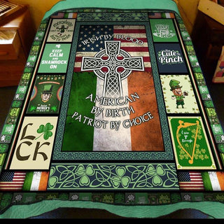 Irish Shop American By Heart Patriot By Choice Irish Blanket HG