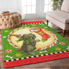 Dog With Xmas Sock Rug