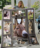 Donkey Donkeys Lovers Blanket Blanket HG