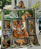 Strong Tigers Tiger Lovers Blanket Blanket HG