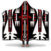 Gift For Native American Red White Black Native American Pattern Blanket HG