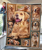 Cute Golden Retriever Lover Dog Mom Dog Dad Blanket HG