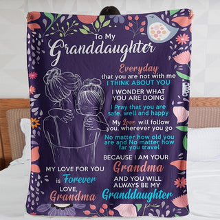 Grandma Surprise Granddaughter With Blanket HG