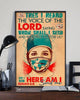 Gifts For Nurses Nurse I Hear the Voice Of Lord Saying Whom Shall I Send And Who Will For Us Poster LN