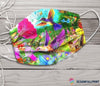 Hummingbird Color Forest Face Mask 3 Pack HG Cloth Mask