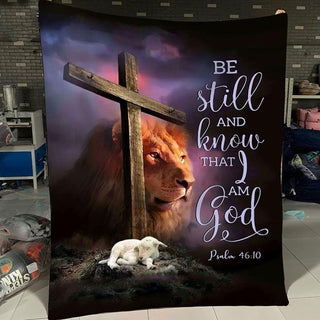 Gift For Christian God Jesus Lion Blanket HG