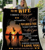 To My Wife Husband Gift To Wife Love Wife Blanket Quilt Blanket HG