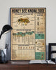 Bee Knowledge Wall Canvas HG