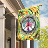 Gift For Hippie Peace Flag Everything Is Gonna Be Alright Peace Hippie Symbol Imagine All the People US FLag LN