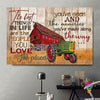 Farmer Tractor The Place We Love Poster LN Gift For Farmer