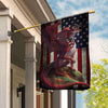 Gift For Dragon Lover Dragon Red Dragon Brave American US FLag LN
